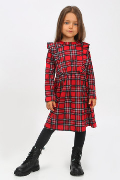 Детское платье Шотландская клетка арт. ПЛ-367