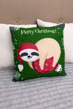 Подушка декоративная Новогодний ленивец