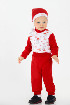 Детский костюм с брюками Санта арт. КС-СА/цветной